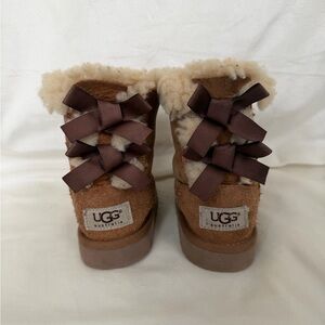 UGG Toddlers’ Bailey Bow II color chestnut (size 7) (orig $140)